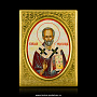 Икона "Николай Чудотворец" с перламутром, фотография 1. Интернет-магазин ЛАВКА ПОДАРКОВ